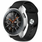 By Qubix Qubix Garmin Venu 4 45mm Rubberen Sportband Zwart 22mm