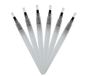 GRAPH'IT FII'IT kwastenset, plat, 8 ml, transparant, medium, 6 stuks