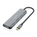 AISENS A109-0762 USB 3.2 Gen 1 (3.1 Gen 1) Type-C Hub - 5000 Mbit/s - Grijs