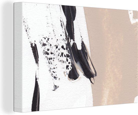 OneMillionCanvasses Canvas schilderij 150x100 cm - Abstract design - Multicolor - Wanddecoratie