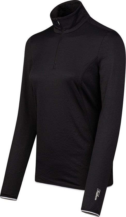 Falcon Flashlight Wintersportpully - Maat 140 - Unisex - Zwart/Wit