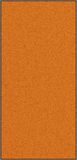 vidaXL Deurmat Oranje en Zwart 120 x 250 cm 100% Polyamide