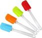 Merkloos Spatel silicone-Spatel-Siliconen Keukengerei-Rubberen Spatel-Antiaanbak-Hittebestendig-Koken-Bakken-Mixen-4 stuks