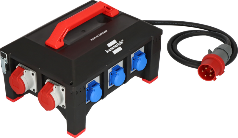 Brennenstuhl Professional BSV 5-32A Rubber Power Distributor - 2m