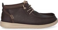 HEYDUDE Wally Mid GripR Classic Heren Instappers Imitatieleer Bruin