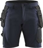 Blåkläder Short 4-weg stretch 1520-1645 - Donker marineblauw/Zwart - C56