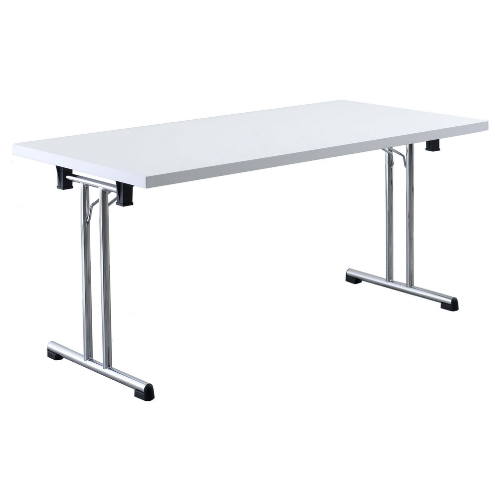 hjh OFFICE PRO Kalos 16 - Conferentietafel Wit / Chroom