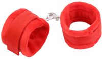 Intoyou Bdsm Line Handboeien van stof met klittenbandsluiting voor polsen met lang rood haar, 100 g