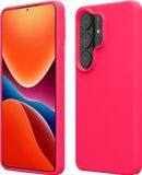 kwmobile telefoonhoesje geschikt voor Samsung Galaxy S26 Ultra - Hoesje met siliconen coating - Smartphone case in neon roze