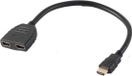 Dolphix HDMI splitter 1 naar 2 / passief - versie 1.3 (Full HD 1080p) - 0,20 meter