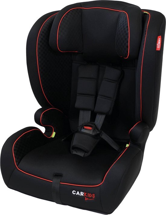 Carkids I-Size Autostoeltje Jessie 76-150cm Isofix Zwart/Rood