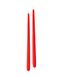 Cereria di Giorgio Risthò Konische kaarsen voor kandelaars, paraffinewas, rood, 2,2 cm, 6 stuks