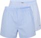 BOSS Hugo Boss Heren BOSS 2P Wijde Boxershorts Mix Print Blauw