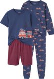 Vertbaudet Set pyjama + pyjashort brandweer jongens