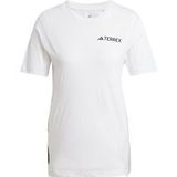 adidas Terrex XPR Hardloopshirt Dames-Wit, Maat L