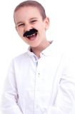 Faux moustaches auto-adhésives noir 6 pièces