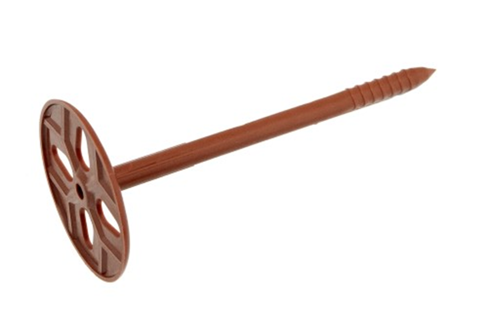 GB GB33251400125 Nylon Wall Plug 8x140mm Brown 125 Pieces