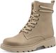 Tamaris - Dames - Biker boots - Leer/Textiel - Bruin - Maat 38
