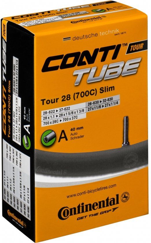 Continental Tour 28 Slim Binnenband - 28/37-622 - Autoventiel