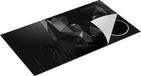 Chefcare Inductie Beschermer Zwarte Panter van Origami - Abstract - Zwart Wit - 95x55 cm