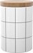 Intirilife pot de stockage en céramique taille M avec couvercle - 10 x 13,5 cm - 700 ml de capacité - Pot de stockage hermétique, lavable au lave-vaisselle pour thé, café et bien plus encore