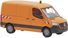 Busch-Jaeger Busch 53407 H0 Auto Mercedes Benz Sprinter korte wielbasis/plat dak, verkeersorge