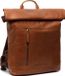 The Chesterfield Brand Waxed Pull Up Laptoprugzak - Leer - 17 inch - 17L - Cognac