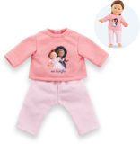 Corolle pyjama rose 36cm - ensemble de vêtements pour poupée