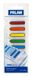 Milan 419608 Boekenlegger Flexibele Bladwijzer Blauw, Groen, Lila, Oranje, Roze, Rood, Violet, Geel 12 stuk(s)