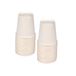 Homéa Set van 100 papieren bekers, 20 cl, wit