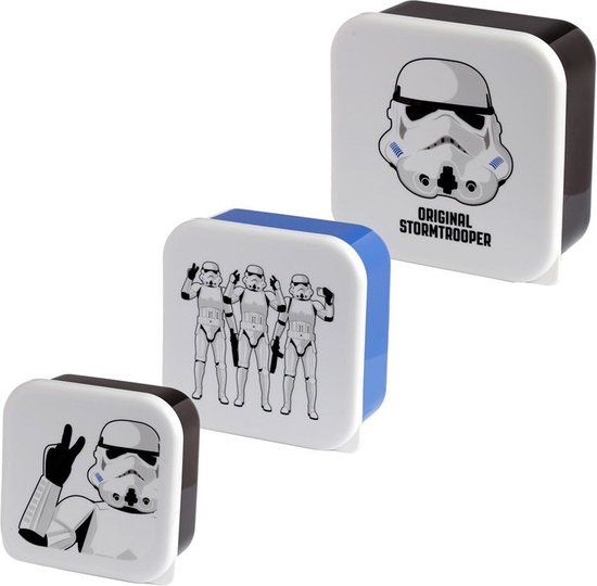 Puckator Star Wars brooddoos / lunchdoos set van 3