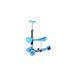 MINI SCOOTER Tricycle for children, 2-in-1, with luminous LED wheels, blue