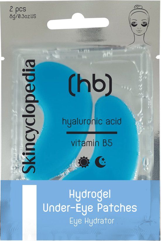 Skincyclopedia Under-eye Patches Hydrogel Hyaluronic Acid Vitamine B3 B5 Niacinamide Ceramiden Collageen 6 Stuks
