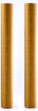 Merkloos Organza stof - 3x rollen - goud - glitters - 36 cm breed - nylon - decoratiestof - hobby