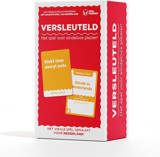 Spelfabriek Versleuteld - Verborgen woorden - Partyspel - Standaard editie - 18+
