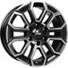 CMS C35-DB PICK UP diamond noir 7.5Jx17 6x139.7 ET38