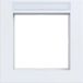 Hager Cadre, 1 poste, WAD6101WM, champ d'inscription A.1, beige clair, mat