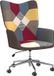 vidaXL Fauteuil patchwork tissu