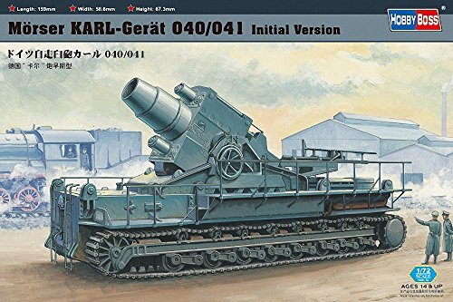 Hobbyboss 1:72 Schaal"Morser KARL Geraet 040" Montagekit