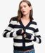 Superdry Cardigan Léger Col V Coupe Décontractée Navy Taille: 38