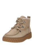 Paul Green dames veterschoenen beige