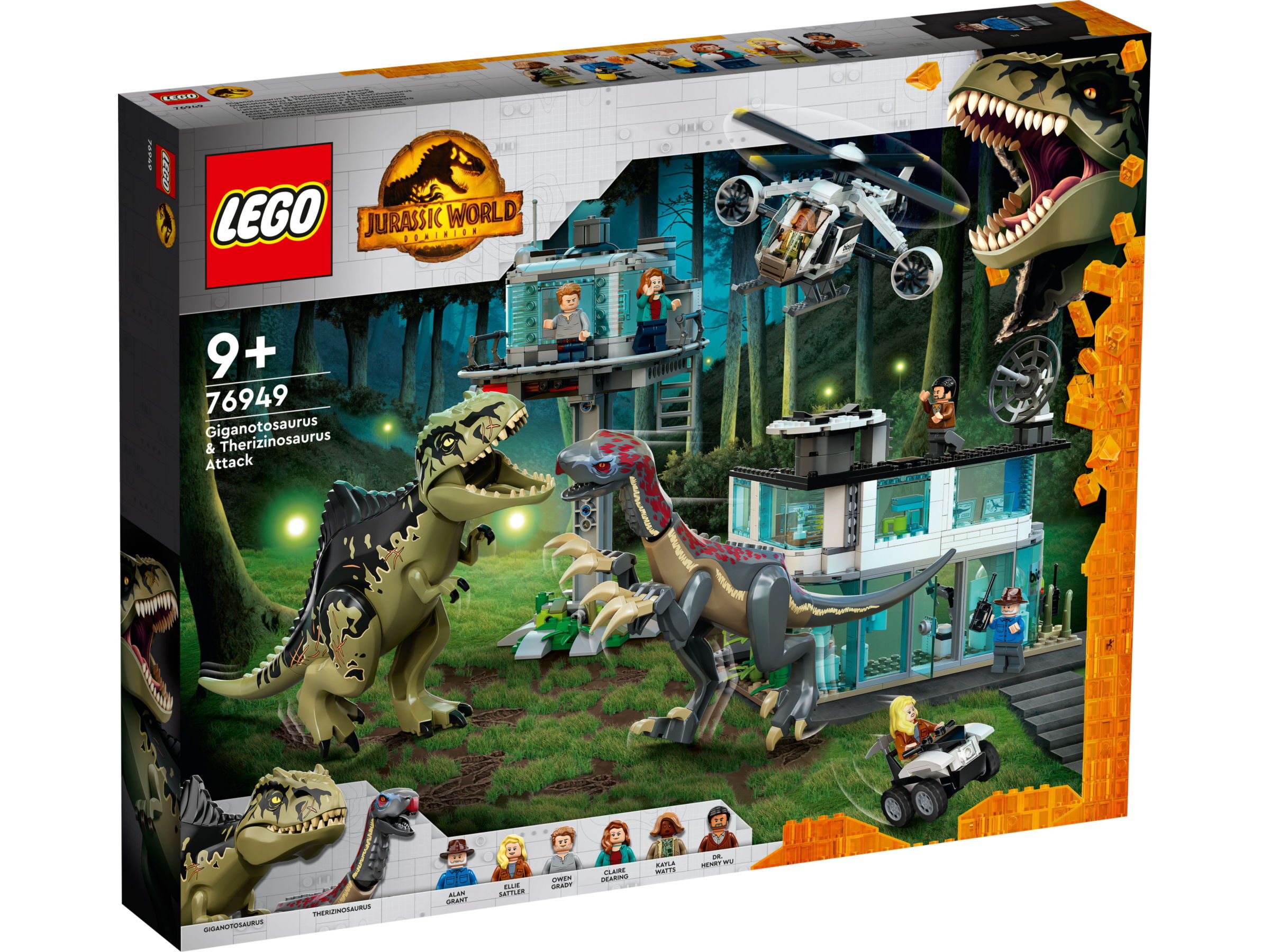 lego Jurassic World 76949 Giganotosaurus & Therizinosaurus aanval