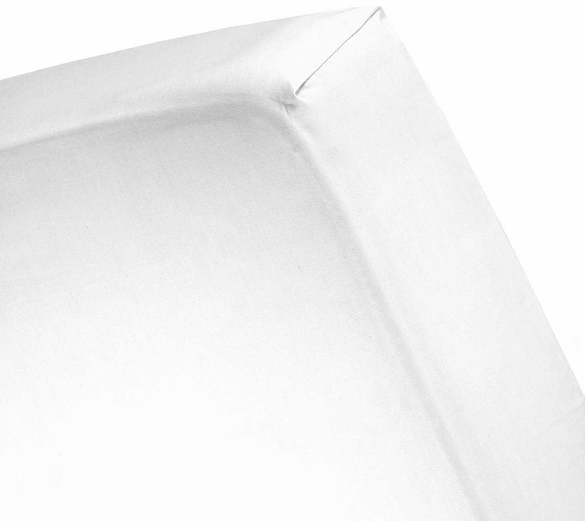 Cinderella - Molton hoeslaken (tot 25 cm) - 80/90x200 cm - White