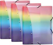 VELOFLEX Rainbow Diamond Map, DIN A4, 3 stuks