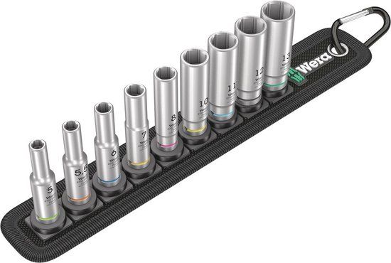 Wera Belt A Deep 1 9-delige Doppenset - 1/4"