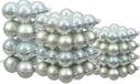 Othmar Decorations Bv Boules de Noël en verre set 88x vert menthe - 4, 6 et 8 cm - mat et brillant