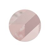 Questo Casa Ronde Digitally Printed Mouse Pad, Non-Slip Base, for Office and Home, Diameter: 22 cm