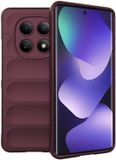 Techsuit Magic Shield Silicone Back Cover voor Xiaomi Redmi Note 15 4G/5G / Xiaomi Poco M8 - Bordeaux