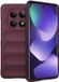 Techsuit Magic Shield Silicone Back Cover voor Xiaomi Redmi Note 15 4G/5G / Xiaomi Poco M8 - Bordeaux