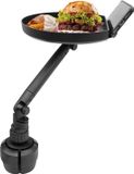 Macally houder voor autobekerhouder met houder voor tablet en mobiele telefoon voor iOS- en Android-smartphone, zwart